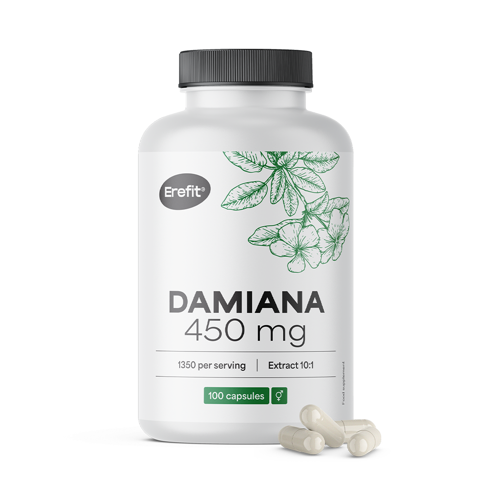 Damiana 450 mg – extract 10:1