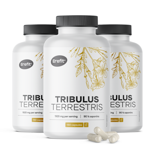 3x Tribulus - duivelsdoorn 1920 mg, totaal 540 capsules