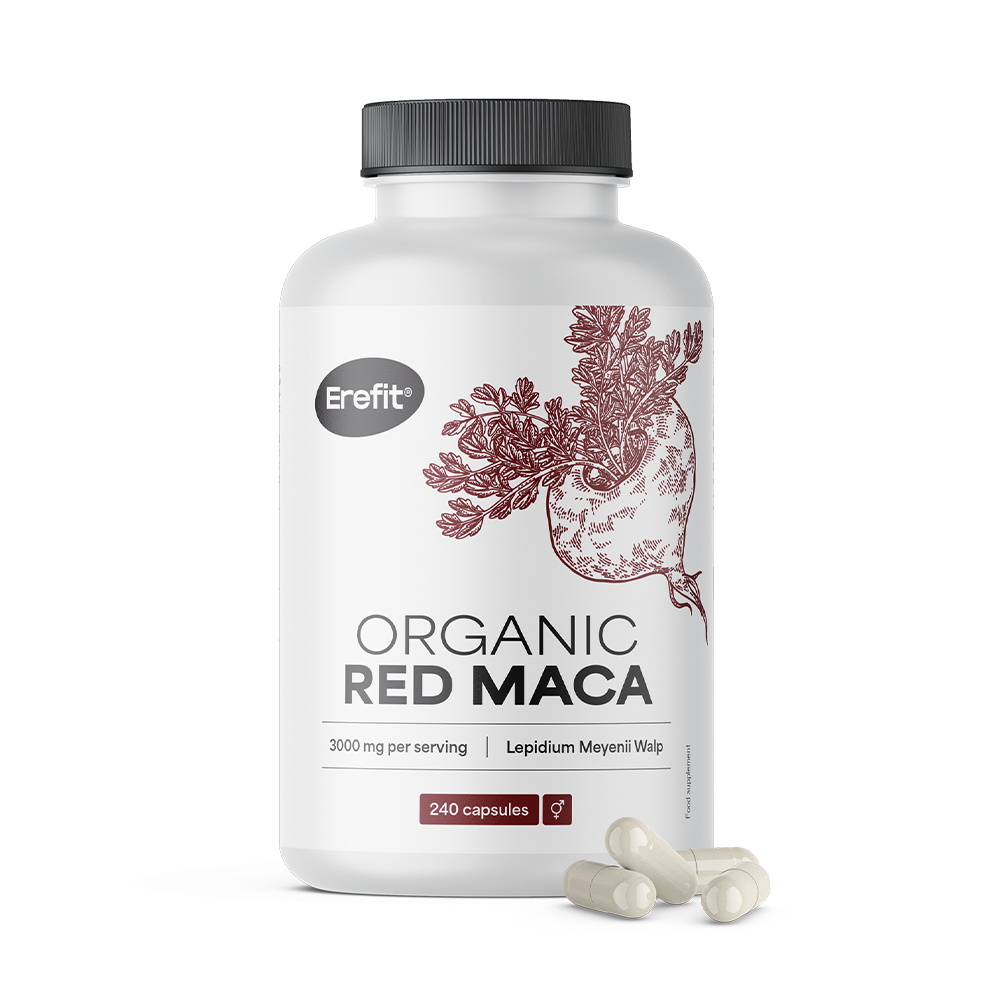 BIO Rode maca 3000 mg met natuurlijke vitamine C