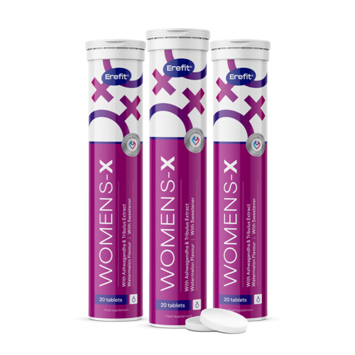 3x Womens-X – bruistabletten voor vrouwen, totaal 60 bruistabletten