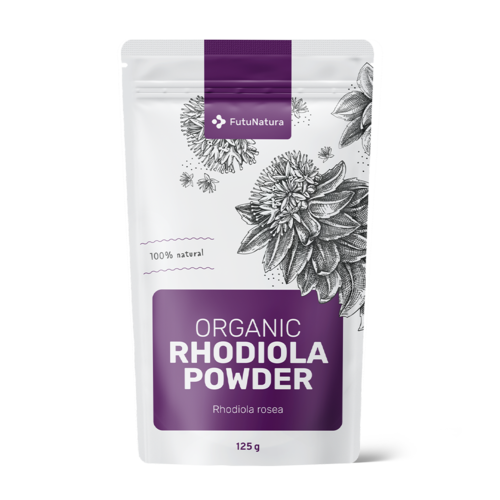 BIO Rhodiola-wortelpoeder, 125 g