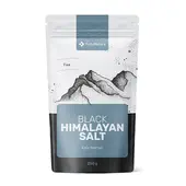 Zwarte Himalayazout – fijn gemalen, eetbaar, steenzout, niet-gejodeerd, 250 g