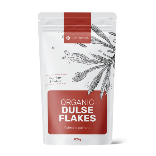 BIO Dulse vlokken – 100% dulse bladeren, 125 g