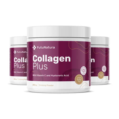 3x Collageen + vitamine C + hyaluronzuur, totaal 750 g