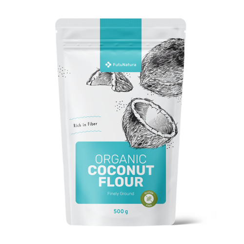 BIO Kokosmeel, fijn gemalen, 500 g
