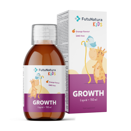 GROWTH – Vloeibaar voedingssupplement voor kinderen in de groeiperiode, 150 ml