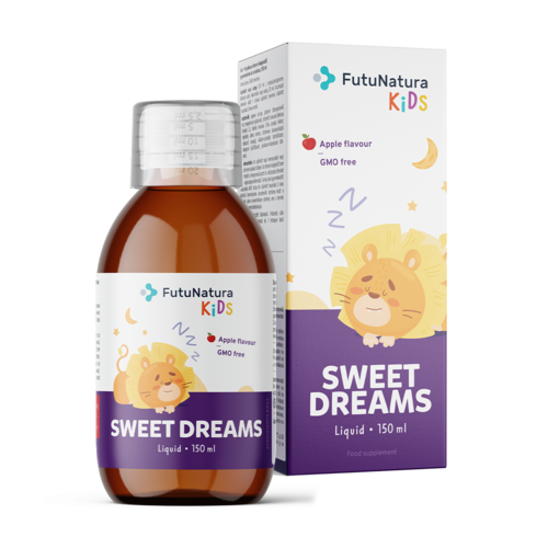 SWEET DREAMS – Vloeibaar voedingssupplement voor een goede nachtrust bij kinderen, 150 ml