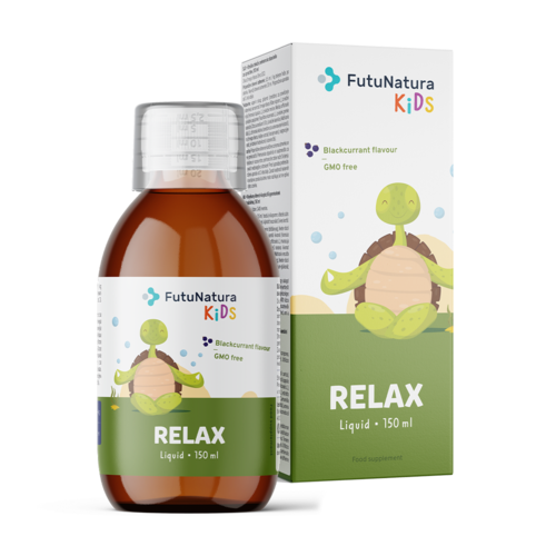RELAX – Vloeibaar voedingssupplement voor kinderen ter ontspanning, 150 ml