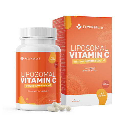 Liposomale vitamine C 1200 mg, 180 capsules