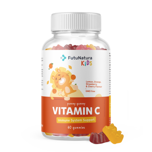 VITAMINE C – Gummies voor kinderen met vitamine C, 60 gummies