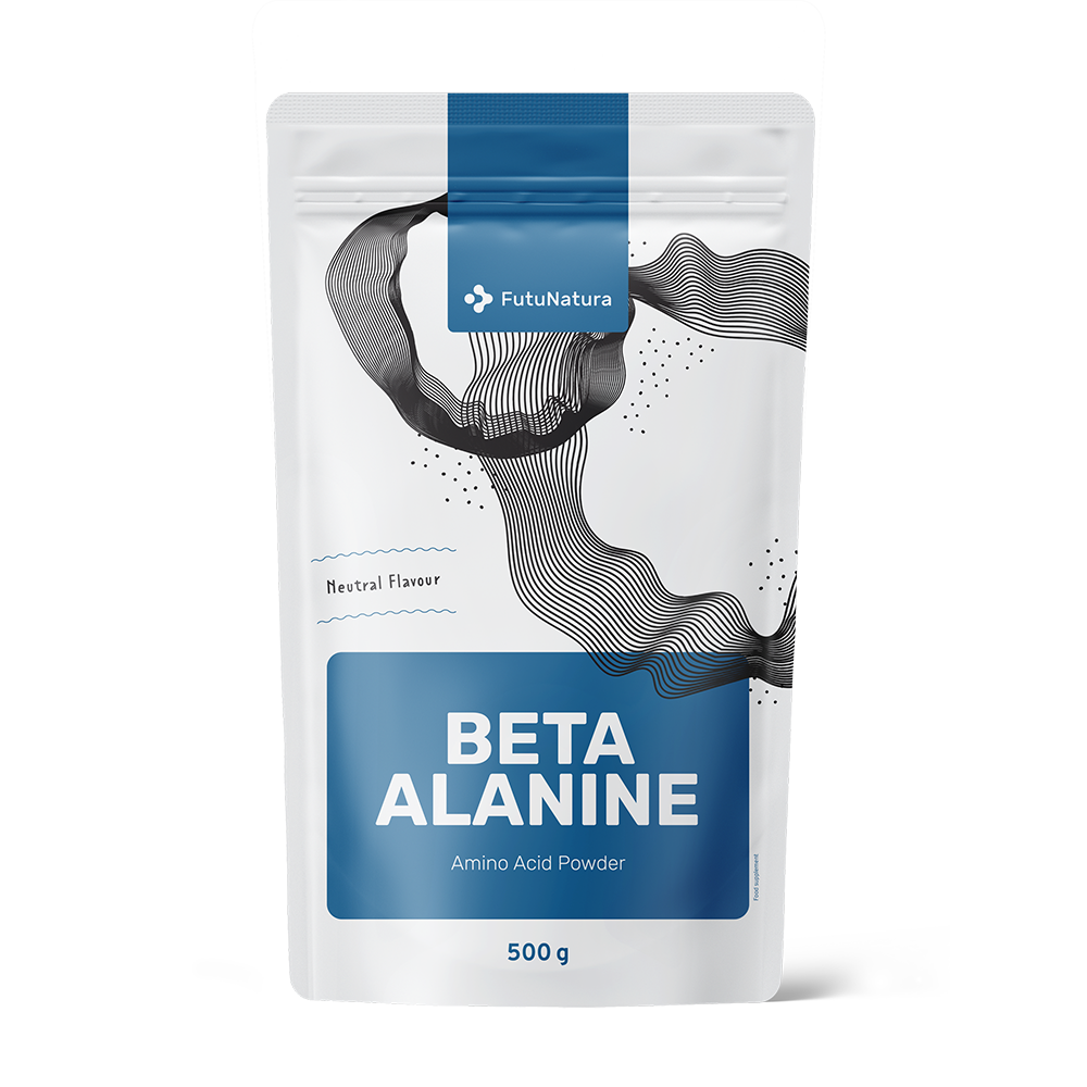 Beta-alanine in poeder.