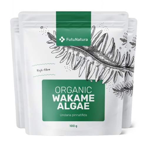 3x BIO Wakame algen, totaal 300 g