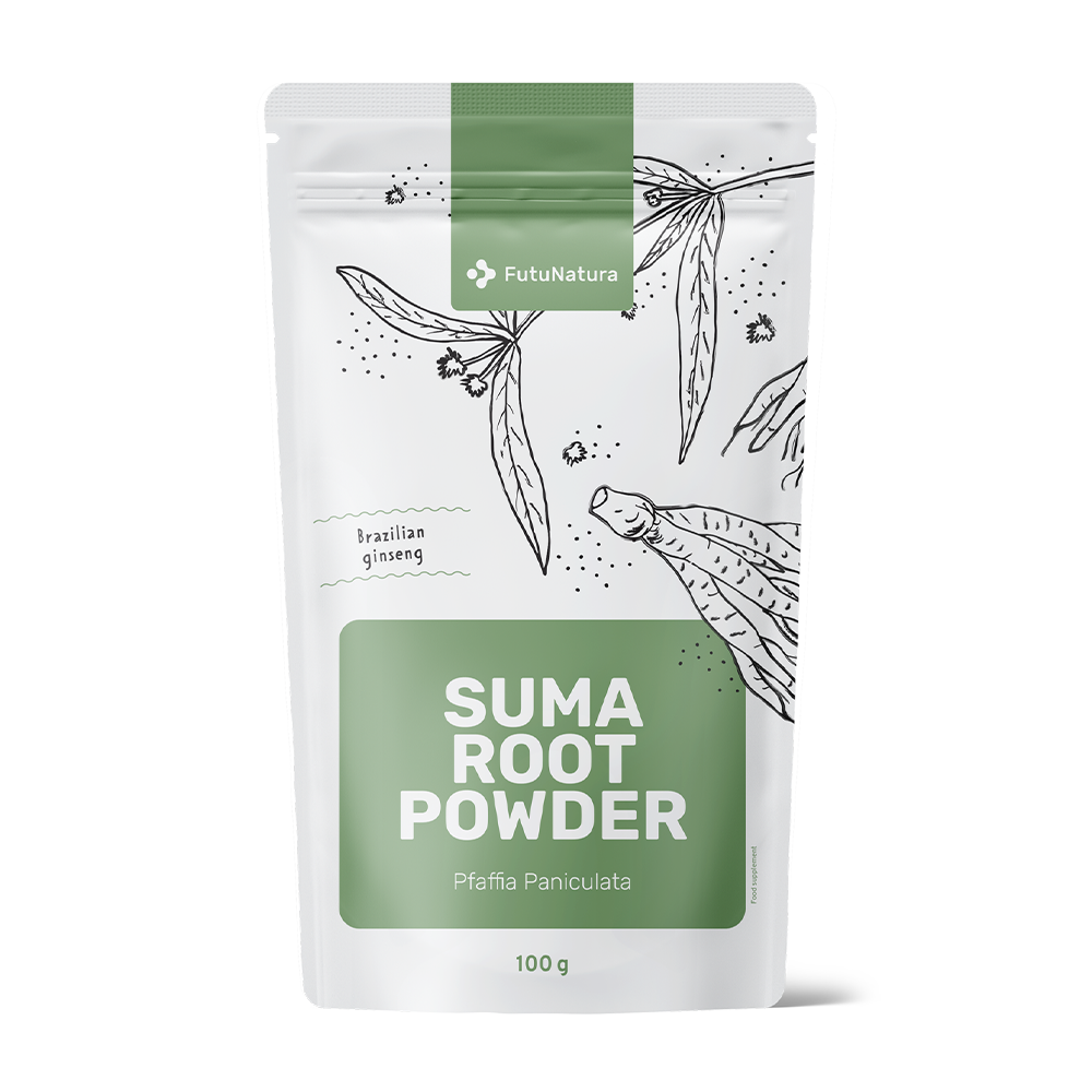 Sumawortel in poeder