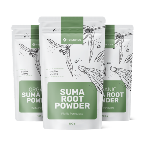 3x Sumawortel in poeder, totaal 300 g