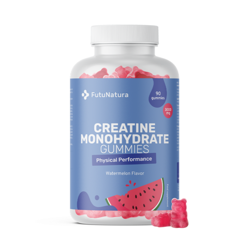 Creatine monohydraat 3000 mg – watermeloen, 90 gummies