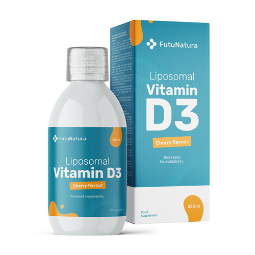 Liposomale vitamine D3, 250 ml.