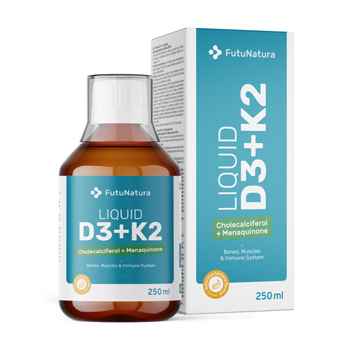 Vitamine D3 + K2 - in vloeistof met bananensmaak