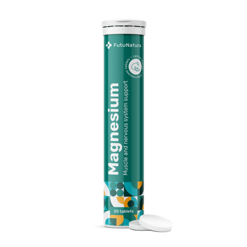 Magnesium – bruistabletten, 20 bruistabletten