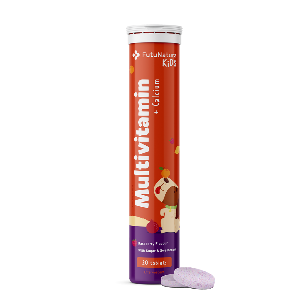 Multivitaminen voor kinderen in de vorm van bruistabletten