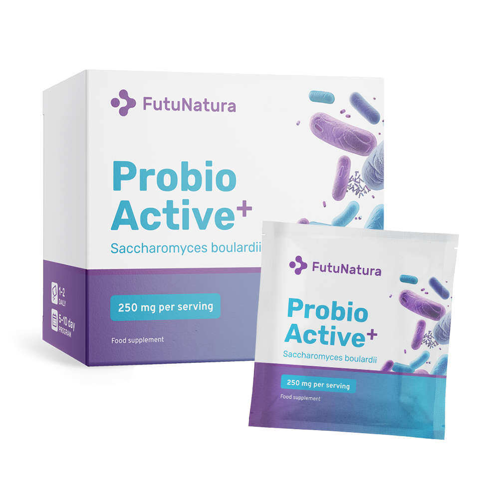 Probio Active PLUS - Saccharomyces boulardii 250 mg in zakjes.