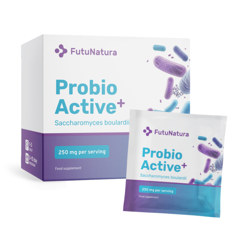 Probio Active PLUS – Saccharomyces boulardii 250 mg, 10 zakjes
