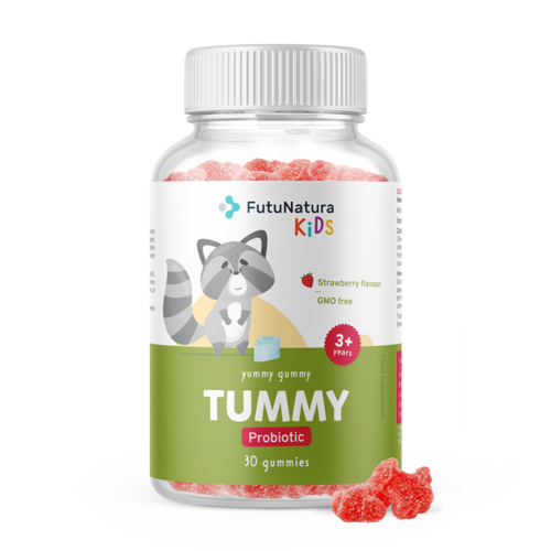 TUMMY – Gummies voor kinderen voor de spijsvertering, 30 gummies
