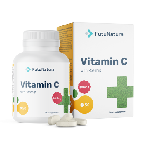 Vitamine C met rozenbottel, 50 tabletten