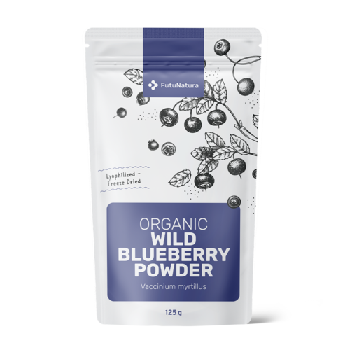 BIO Wilde bosbessen poeder, 125 g