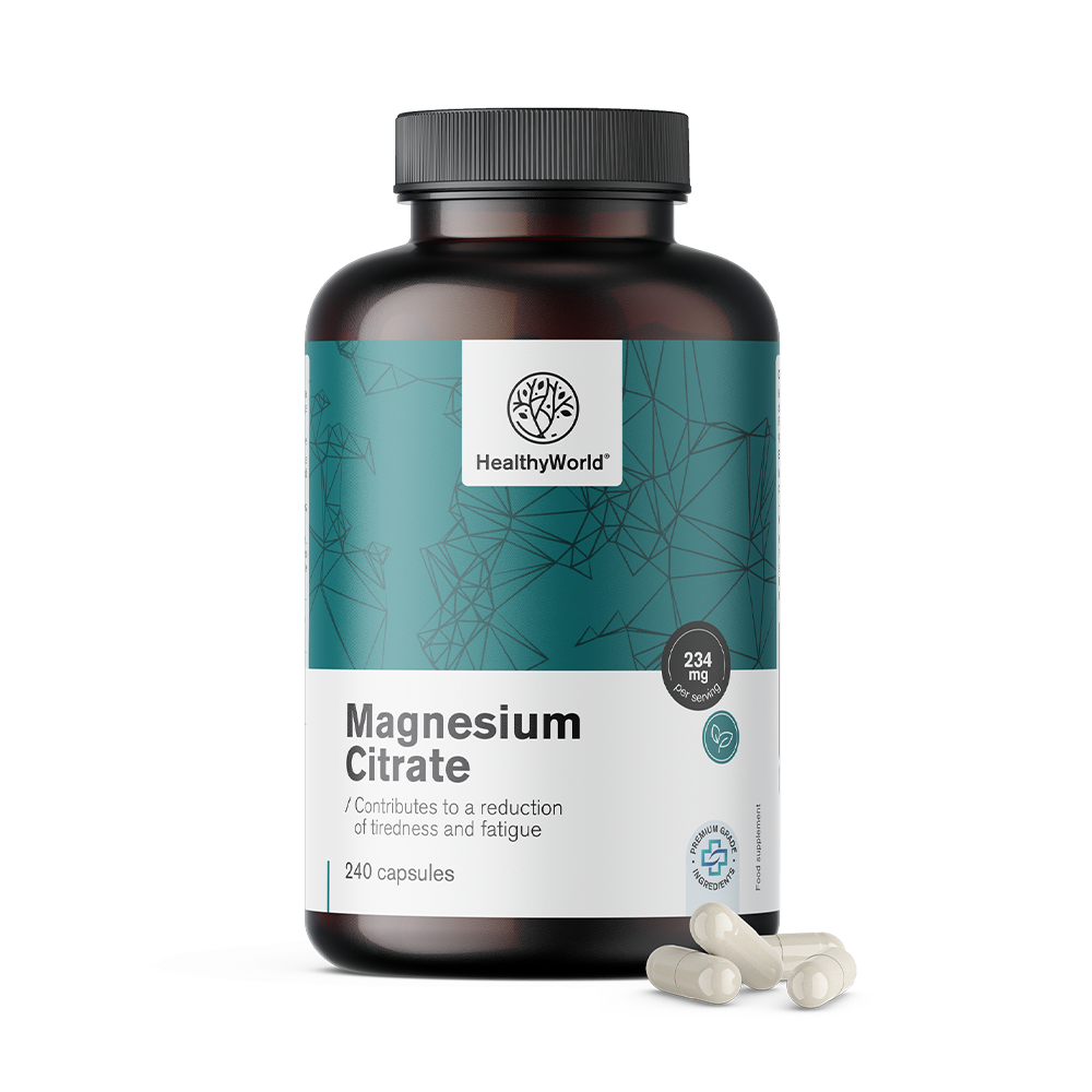 Magnesiumcitraat in capsules