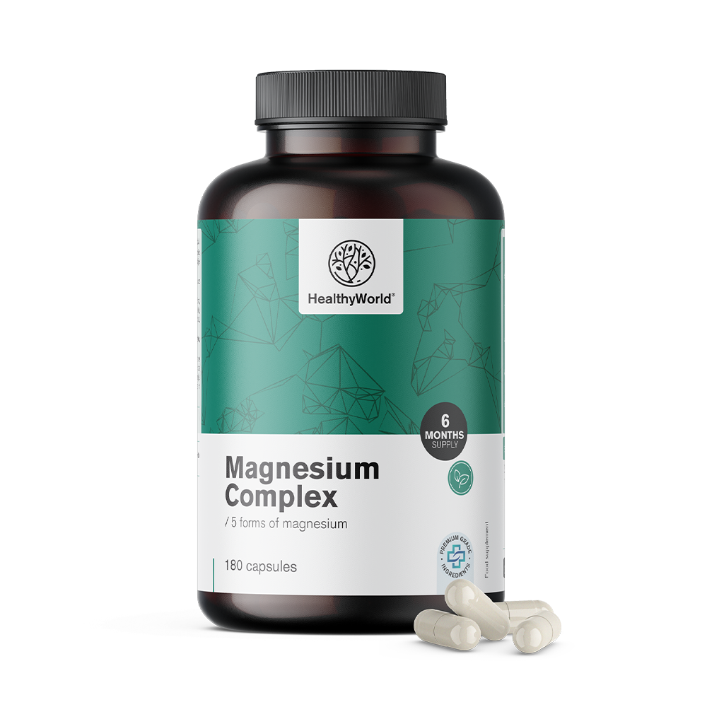 Magnesiumcomplex met 5 vormen van magnesium