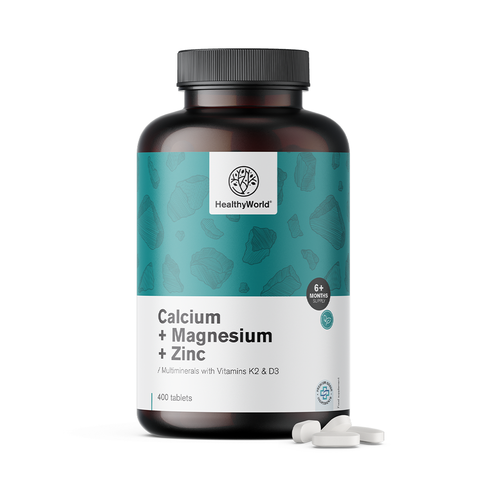 Calcium + magnesium + zink in tabletten