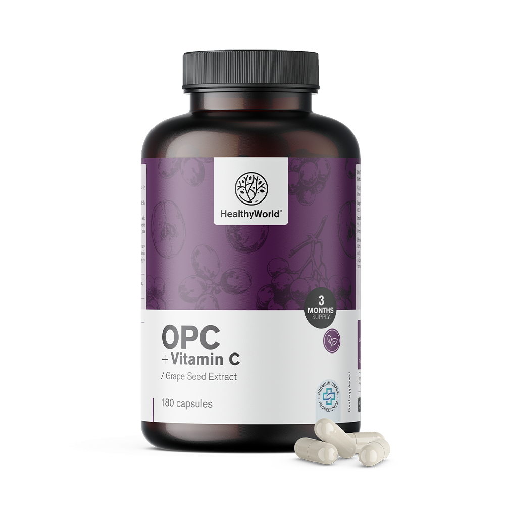 OPC + vitamine C in capsules