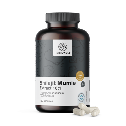 Shilajit Mumie Extract 10:1, 120 capsules