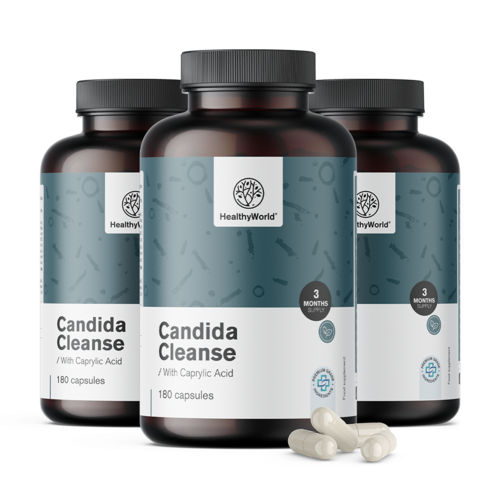 3x Candida Cleanse, totaal 540 capsules