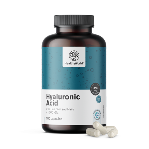 Hyaluronzuur 600 mg, 180 capsules