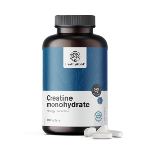 Creatine monohydraat 3000 mg, 180 tabletten