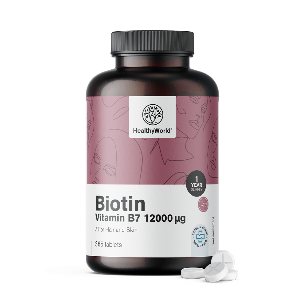 Biotine 12000 µg in tabletten