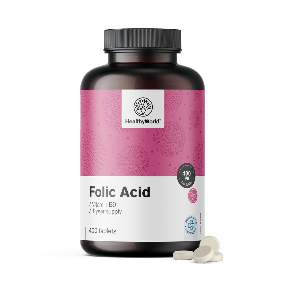 Foilumzuur 400 μg in tabletten