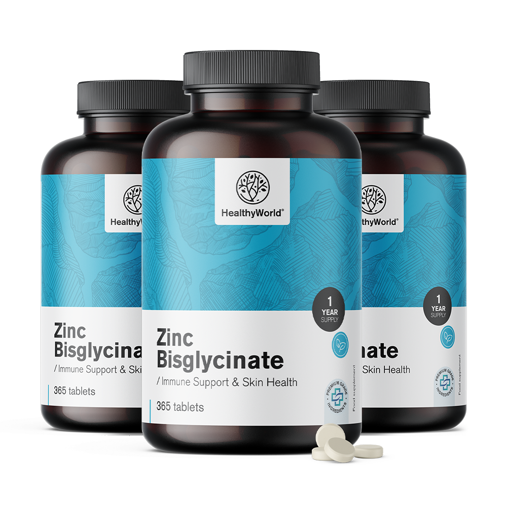 Zinkbisglycinaat 15 mg in tabletten
