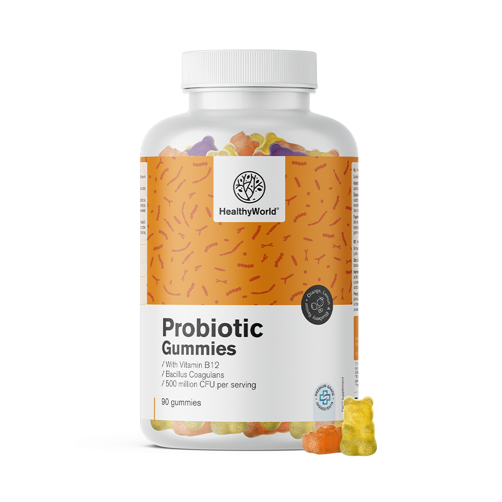 Probiotica - gummies met microbiële culturen.