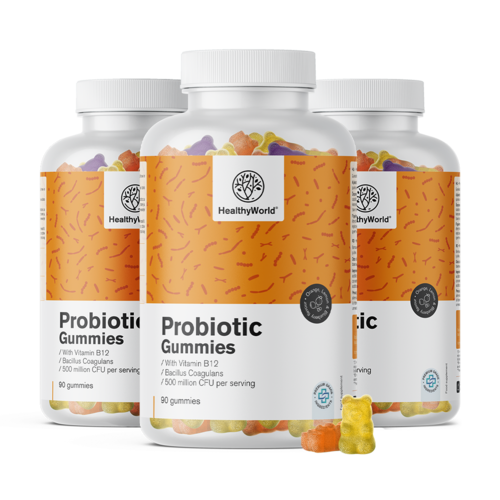 3x Probiotic – gummies met microbiële culturen, totaal 270 gummies