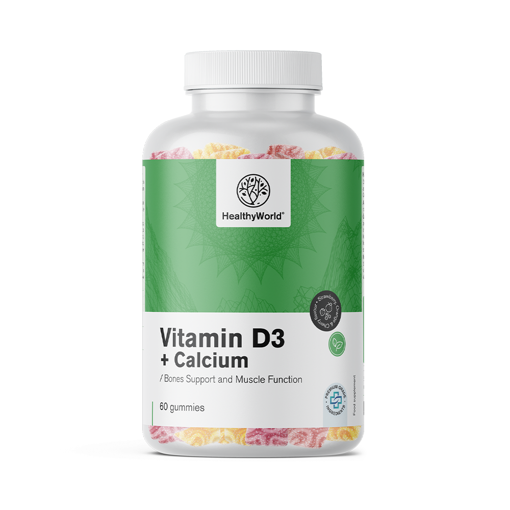Vitamine D3 + Calcium in gummies