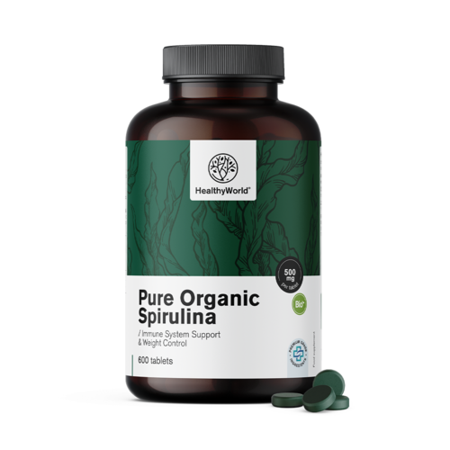 BIO Spirulina 500 mg, 600 tabletten