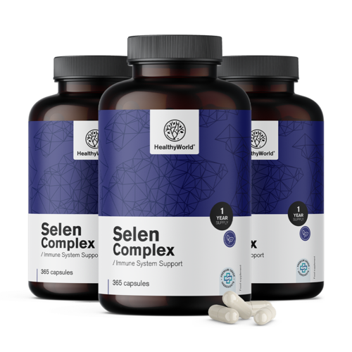 3x Selenium complex 200 µg, totaal 1095 capsules