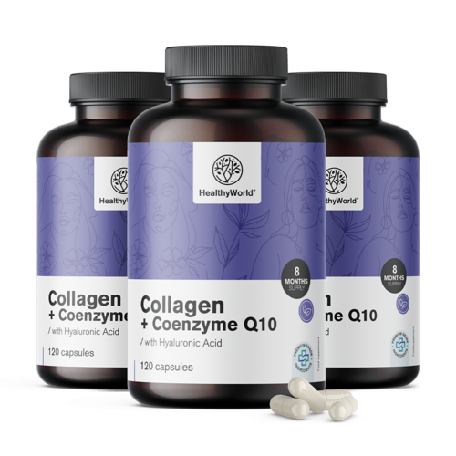 3x Collageen + Co-enzym Q10, totaal 360 capsules