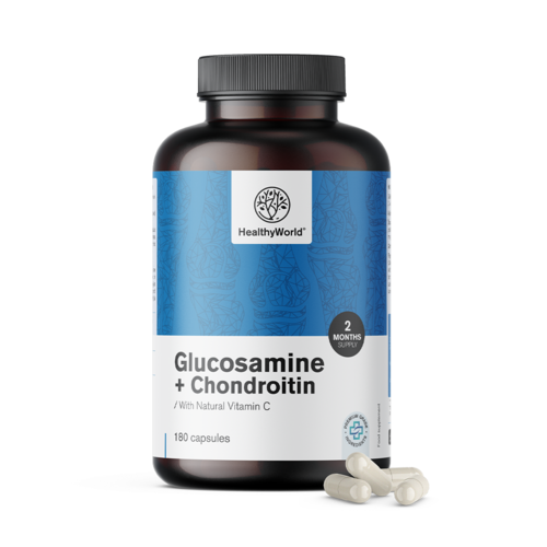 Glucosamine + chondroïtine, 180 capsules