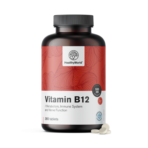 Vitamine B12 500 µg, 365 tabletten