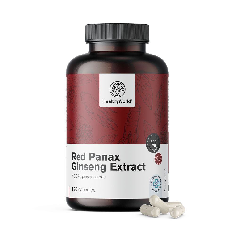 Rode Panax Ginseng - extract van rode ginseng 600 mg