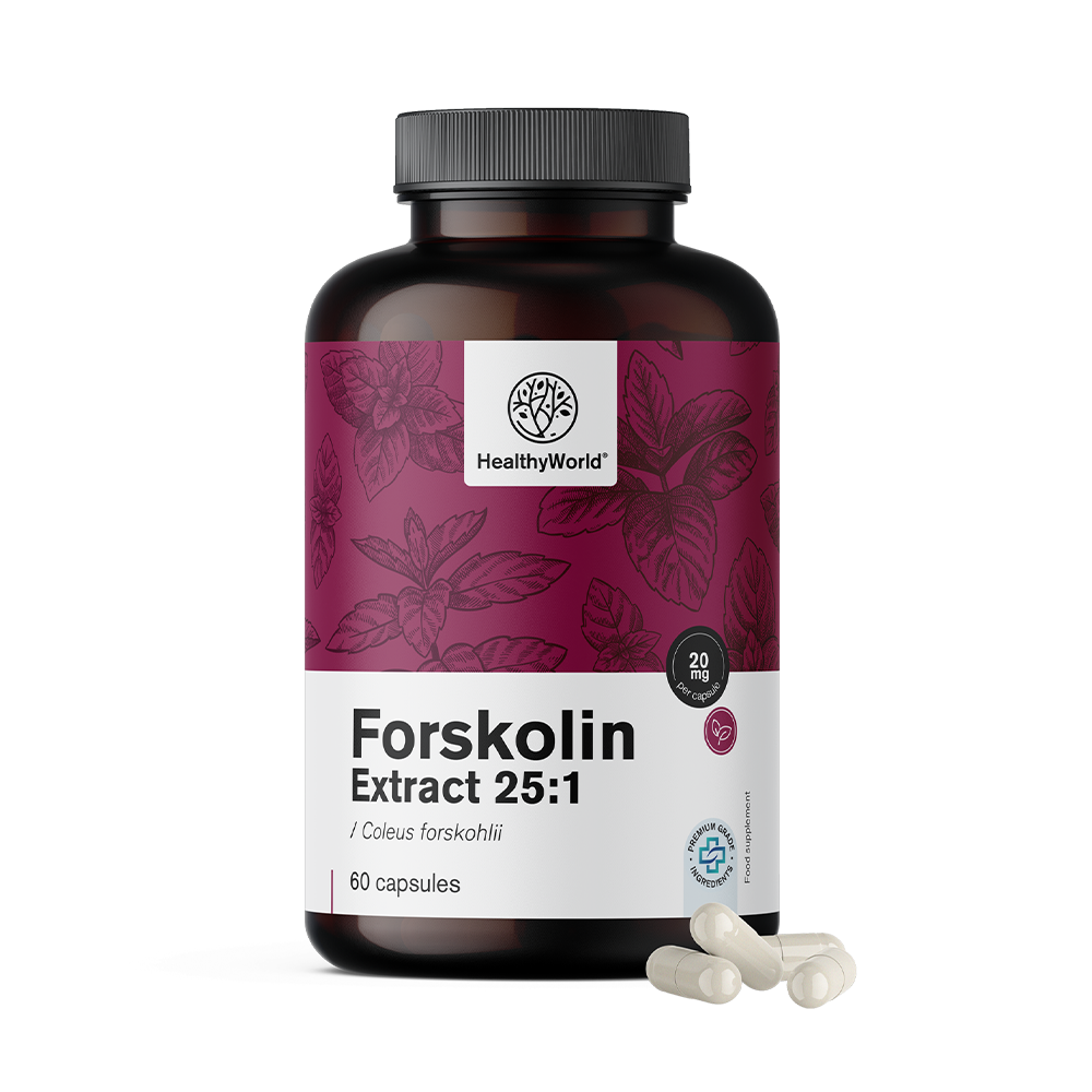 Forskolin - uit een extract van Indiase brandnetel 20 mg