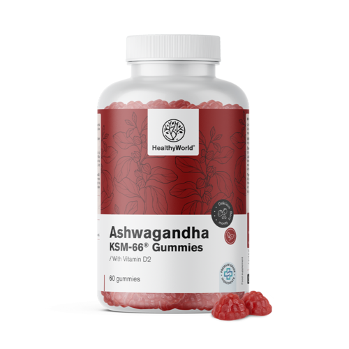 Ashwagandha KSM-66 300 mg, 60 gummies 